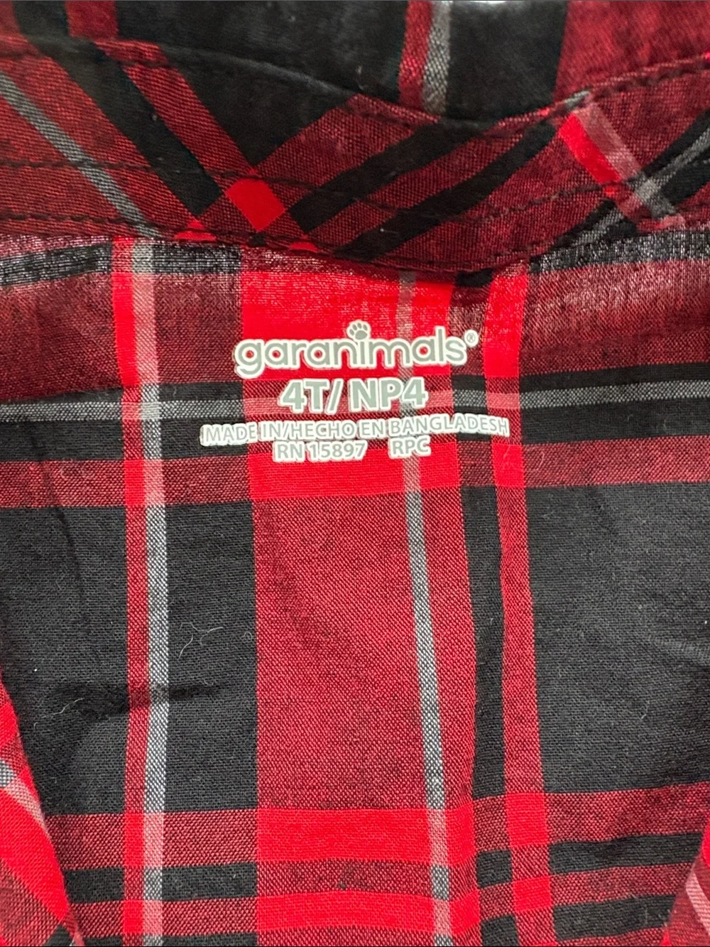 Toddler long sleeve plaid button down